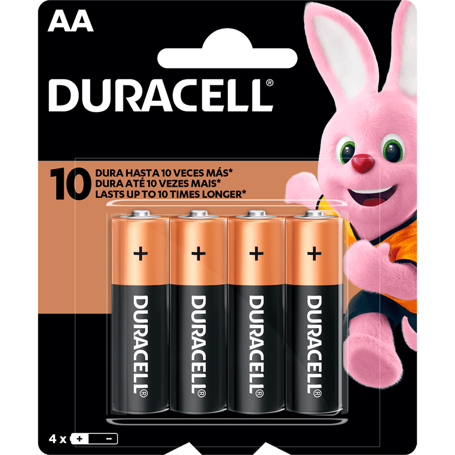 Pilas Alcalinas AA 4un Duracell