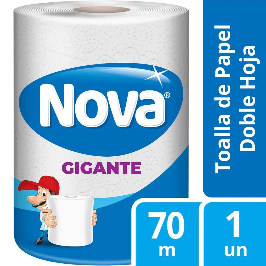 Toalla de Papel Nova, Ultra Gigante, 70 mts - 1 unidad