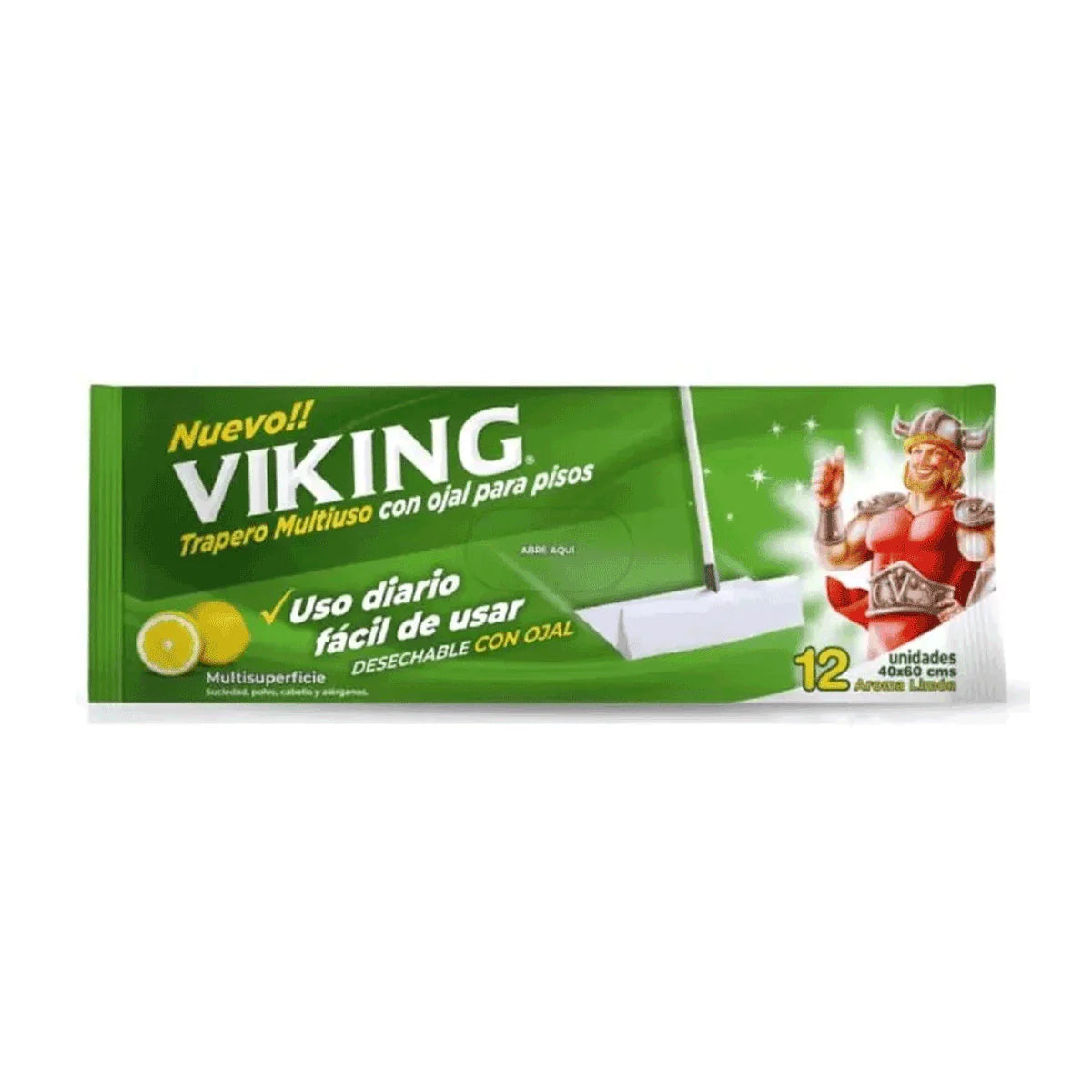Trapero Húmedo Limpiador, Viking - 12 unidades