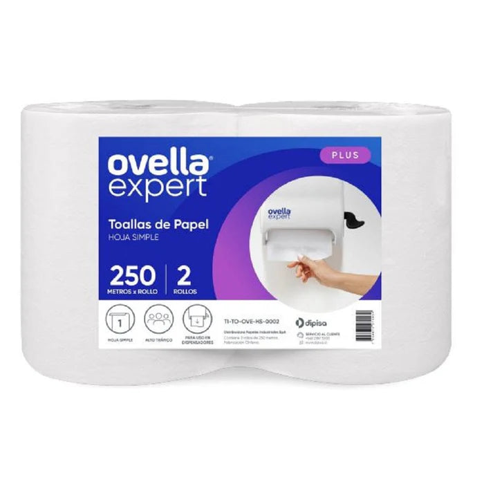 Toalla de Papel Ovella Expert 2x250m