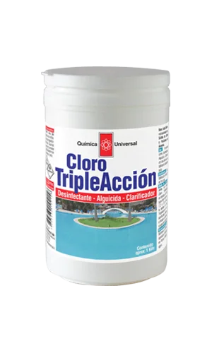 Cloro Triple Acción 1kg Química Universal