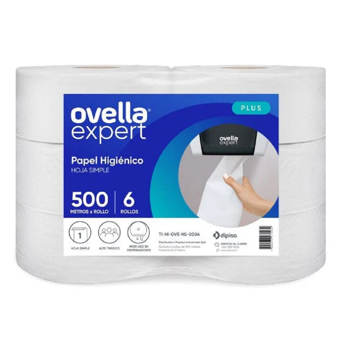 Papel Higiénico Ovella Expert 6x500m