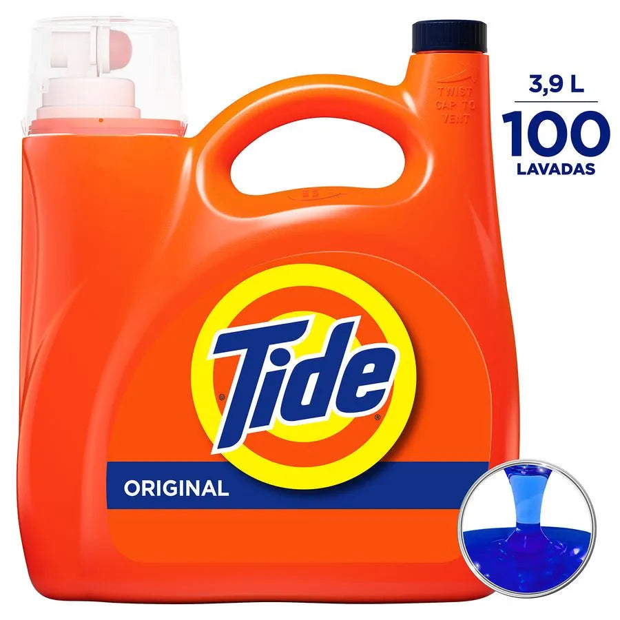 Detergente Líquido High Concentrado Original Tide - 3,9 L