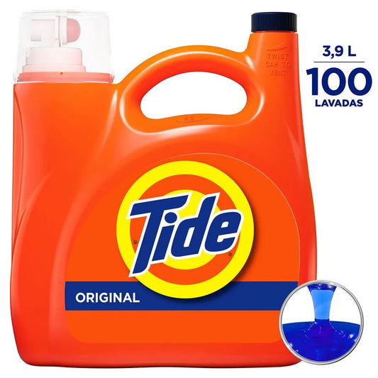 Detergente Líquido High Concentrado Original Tide - 3,9 L
