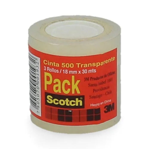 Cinta Adhesiva 18x30m 3un Scotch