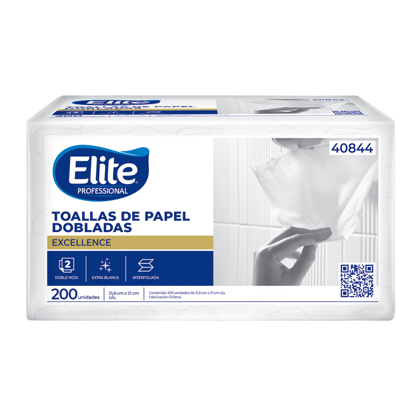 Toalla interfoliada Elite Excellence d/h 200un