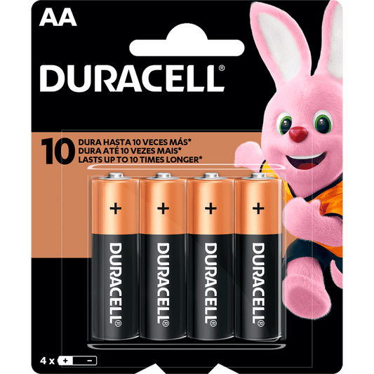 Pilas Alcalinas AA 4un Duracell