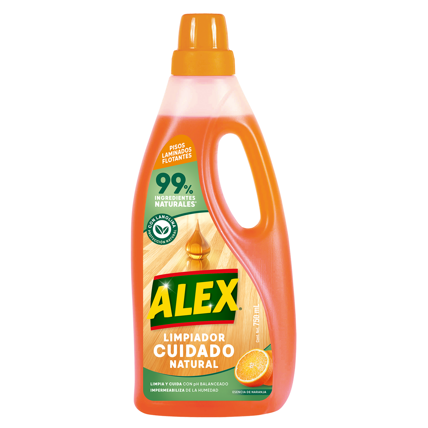 Limpiador Piso Flotante Cuidado Extra 750ml Alex