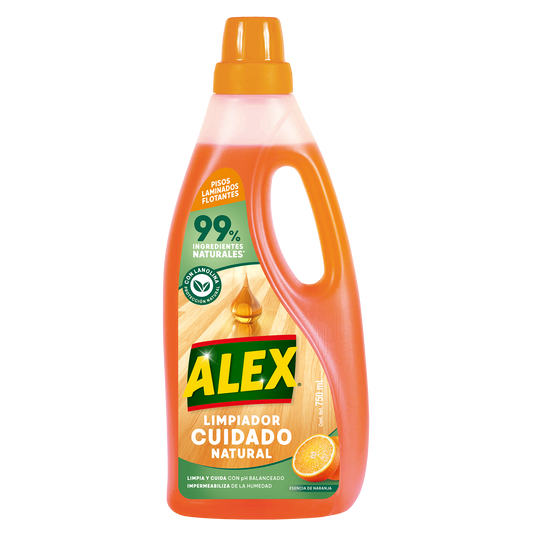 Limpiador Piso Flotante Cuidado Extra 750ml Alex