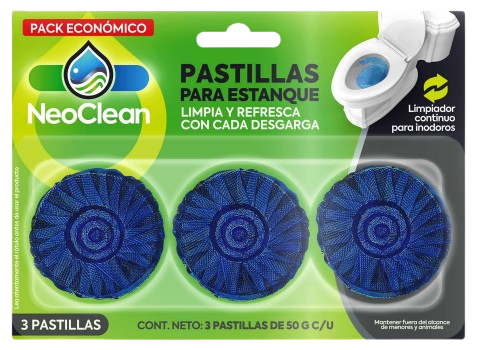 Pastilla para Estanque NeoClean - 3x50g