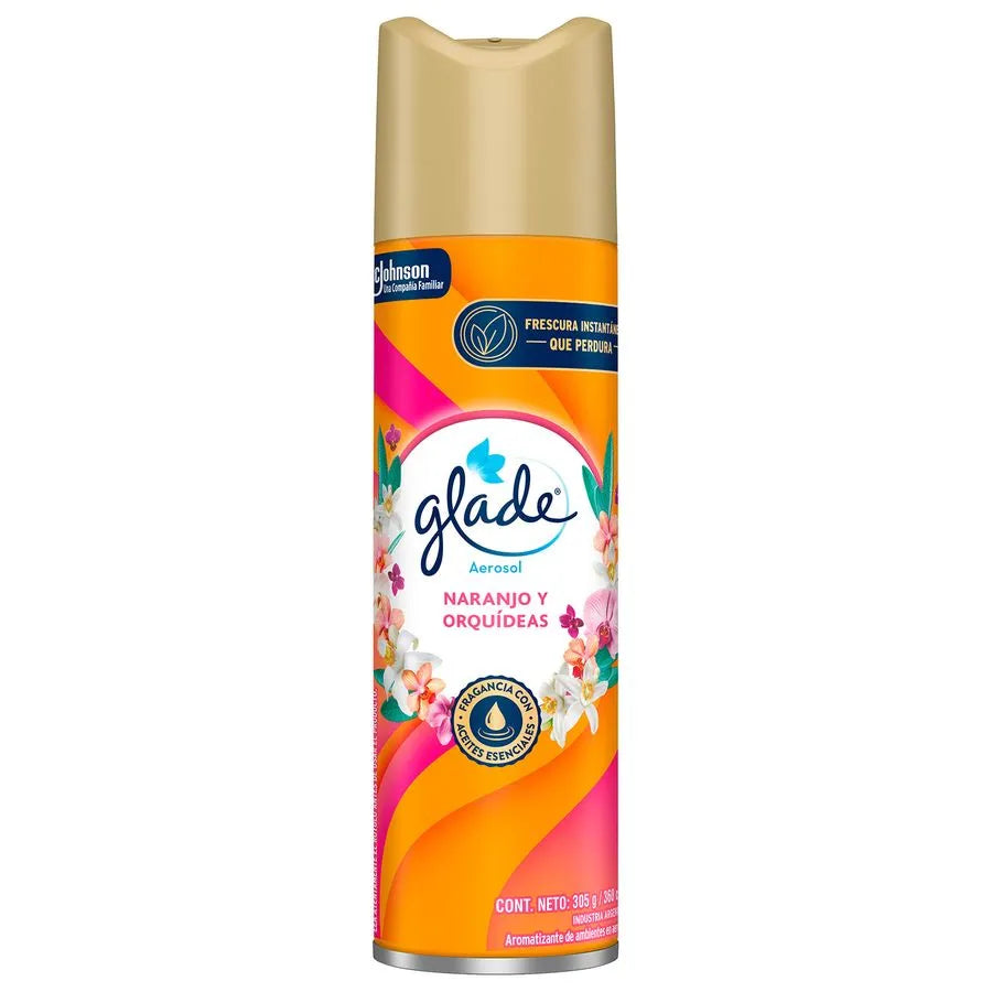 Desodorante Ambiental Glade Naranja Orquídeas 360ml