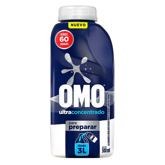 Detergente líquido Omo Ultrapower para diluir 500 ml
