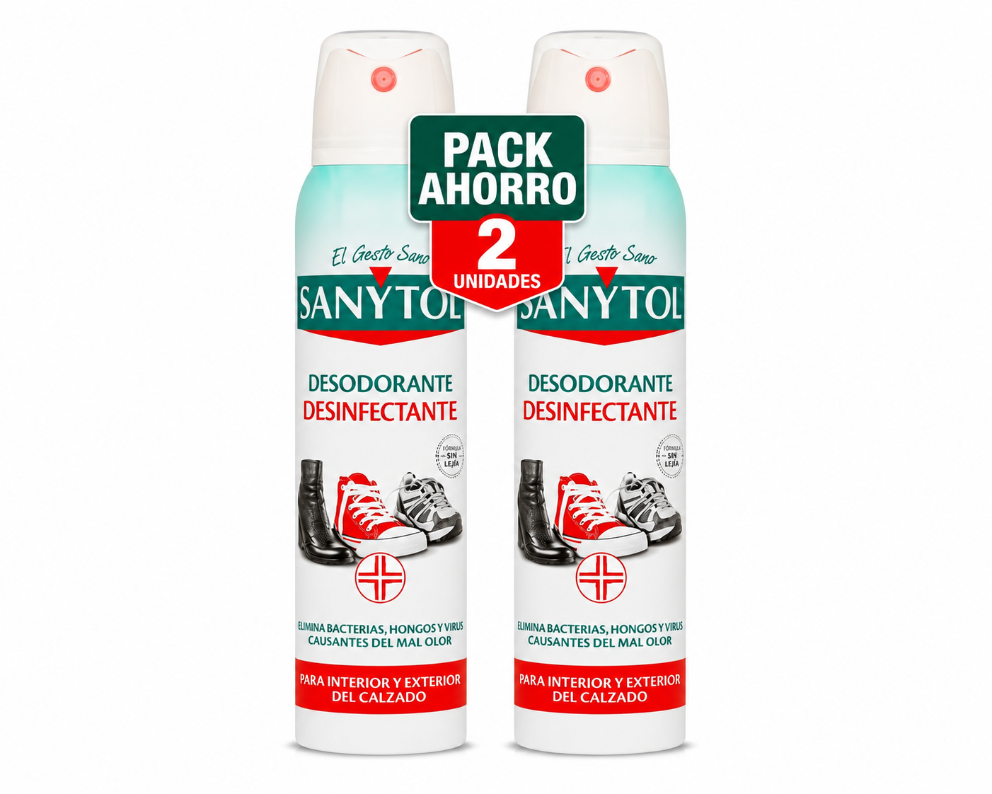 Desodorante Desinfectante de Zapatos Sanytol - 150ml PACK 2un