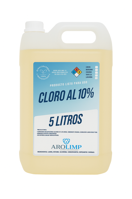 Cloro al 10% 5L