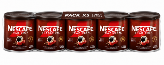 Nescafe Tradición 400g PACK 5un