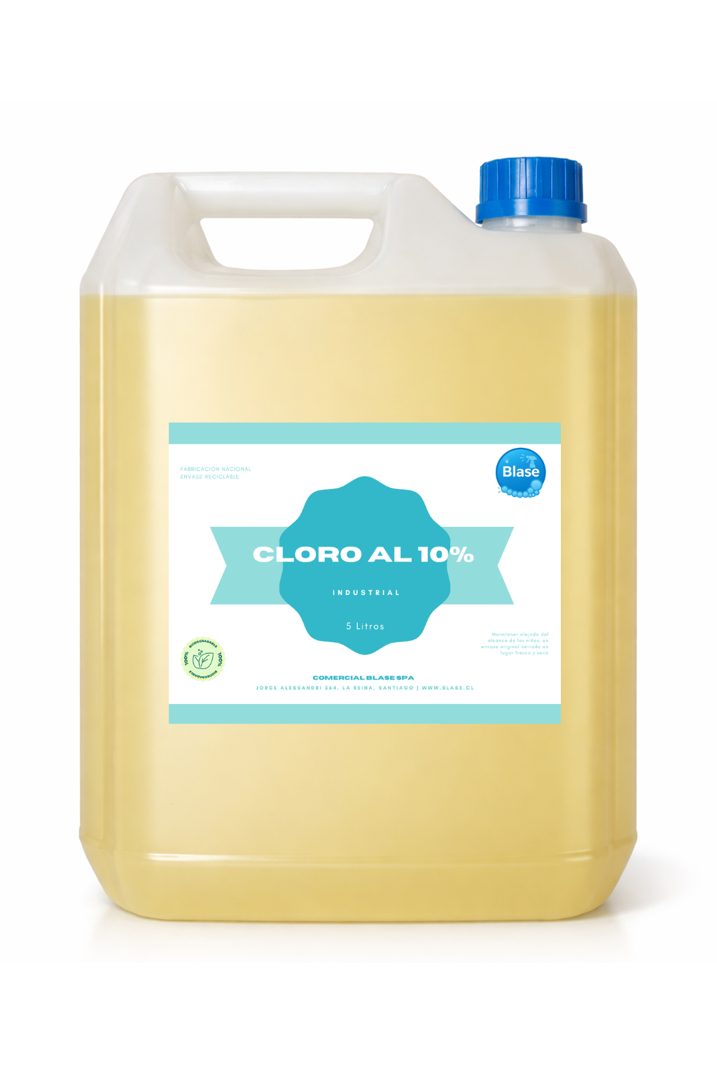 Cloro al 10% 5L Blase