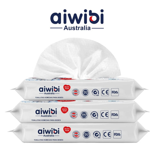 Toallita Húmeda Aiwibi 99% Agua - 80un