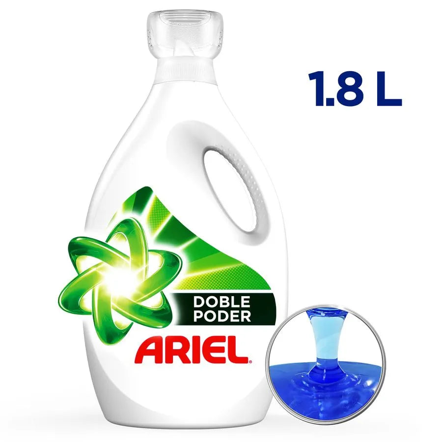 Detergente Líquido Ariel Doble Poder Concentrado 1,8L