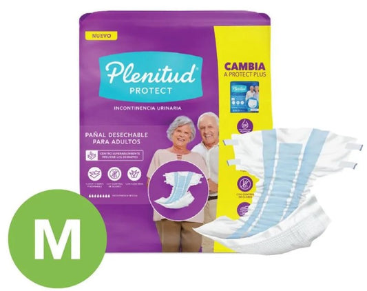 Pañal Plenitud Protect Talla M - 22un