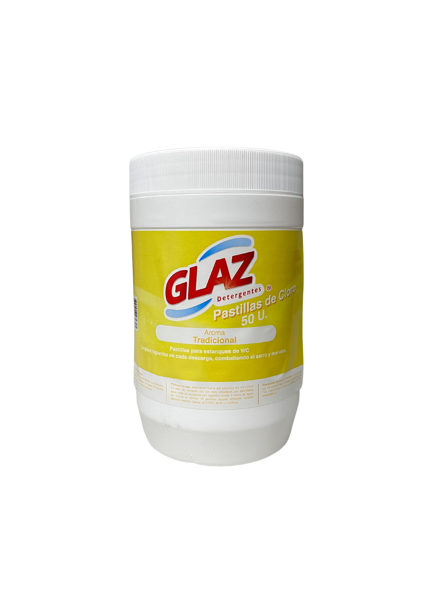 Pastilla de Cloro Estanque WC Glaz - 1kg