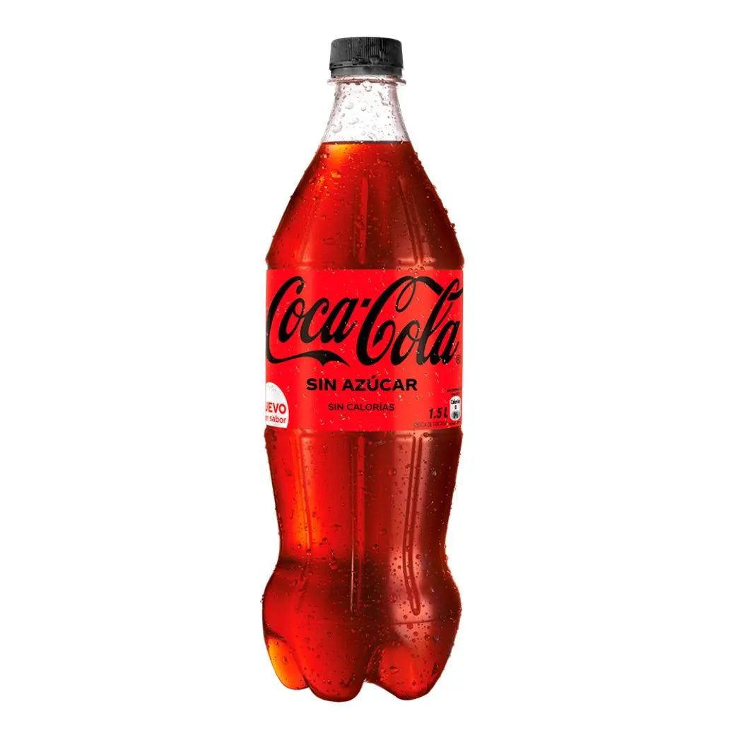 Coca Cola sin azúcar 1,5L