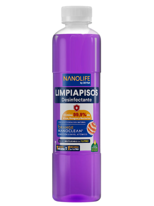 Limpiapiso Desinfectante Nanolife Lavanda - 1L