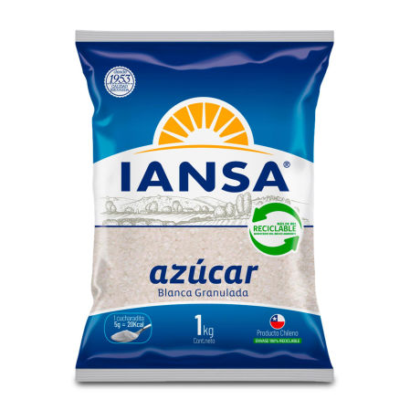 Azucar Granulada 1kg Iansa